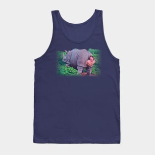 Robot Rhino Tank Top